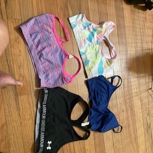 4 bras size L/XL girls (14) sports bras
